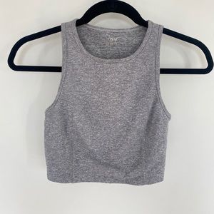 Cropped workout top